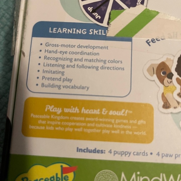 Get Up For Pup Cooperative Learning Game Peaceable Kingdom - 100% Complete - Picture 10 of 13